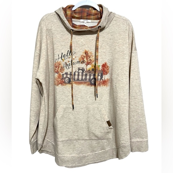 Maurices Hello Autumn Graphic Homeward Fleece Hoodie - Picture 2 of 5